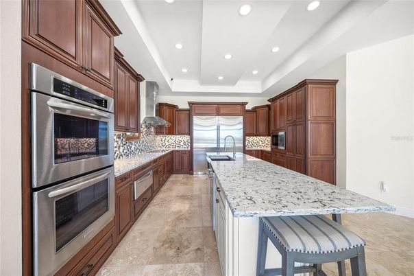 Interior, Kitchen, Recessed Lighting, Stainless Steel Appliances