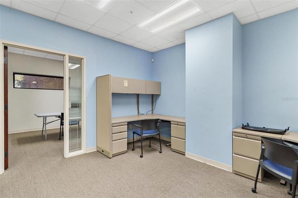 Home Office, Interior, Recessed Lighting