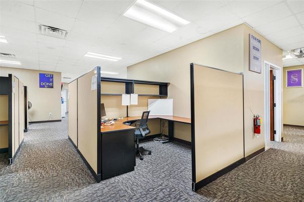 Home Office, Interior, Recessed Lighting