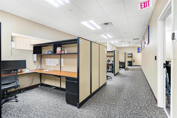 Home Office, Interior, Recessed Lighting