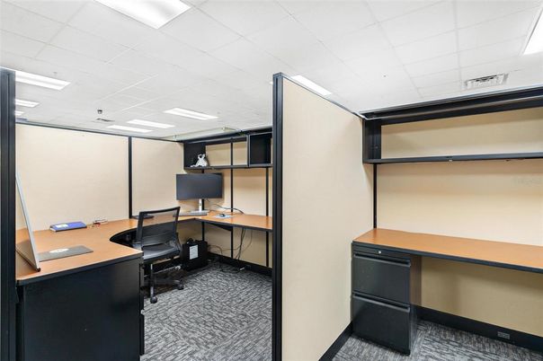 Home Office, Interior, Recessed Lighting