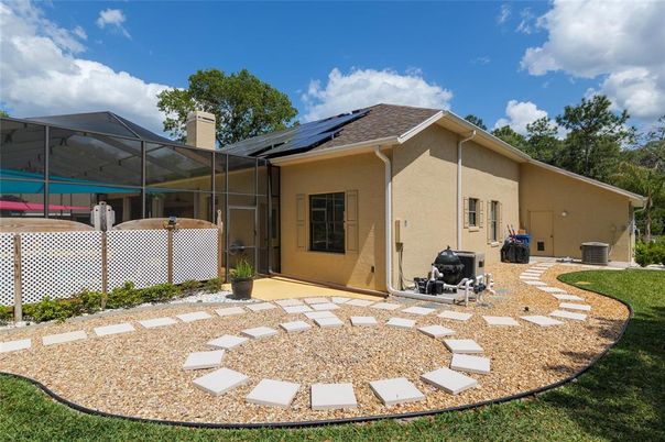 Backyard, Exterior, Solar Panels