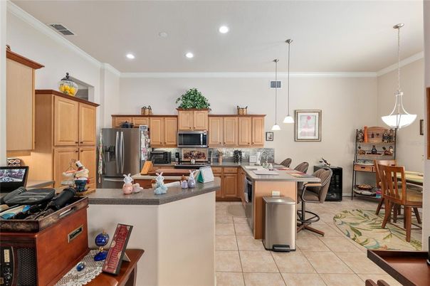 Dining room, Interior, Kitchen, Pendant Lights, Recessed Lighting