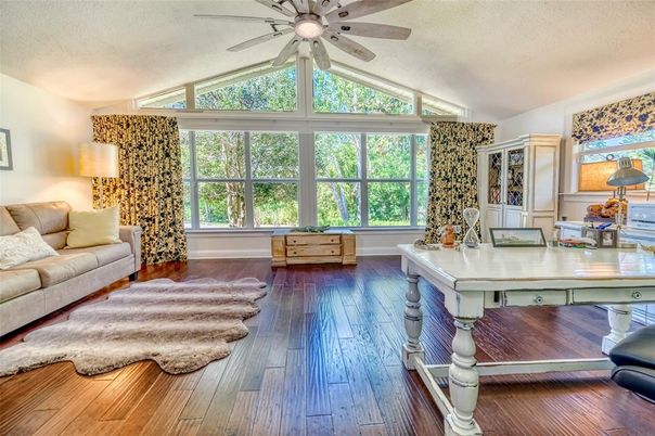 Home Office, Interior, Wood Texture Flooring