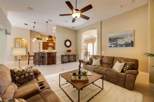 Interior, Kitchen, Living room, Pendant Lights, Recessed Lighting