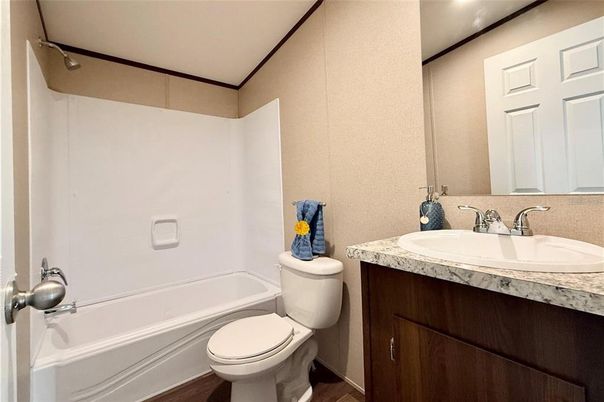 Bathroom, Interior, Wood Texture Flooring