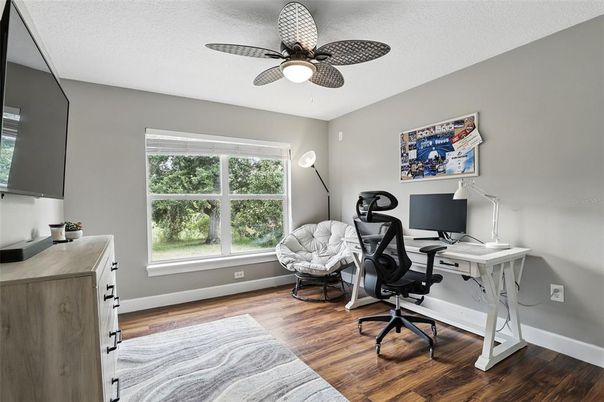 Home Office, Interior, Wood Texture Flooring