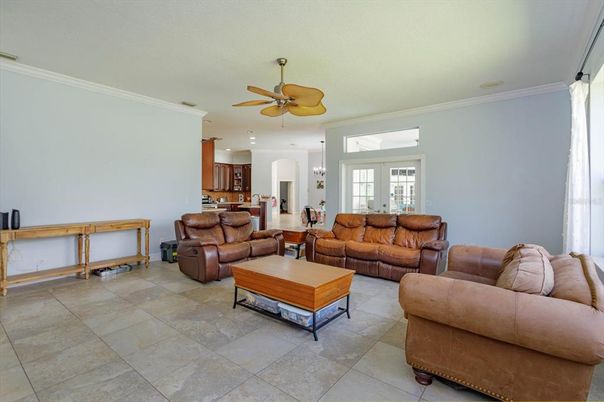Interior, Living room, Recessed Lighting