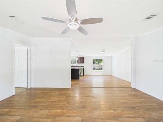 Empty room, Interior, Kitchen, Wood Texture Flooring