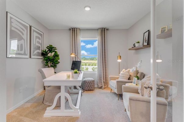 Home Office, Interior, Recessed Lighting, Water