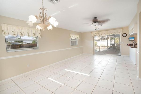 Chandelier, Empty room, Interior