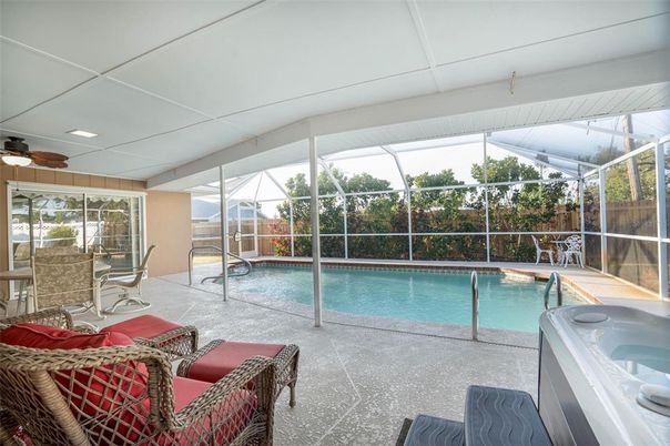 Glass Ceilings, Interior, Pool, Recessed Lighting, Sun Room