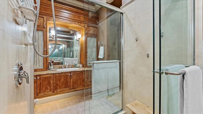 Bathroom, Glass Shower, Interior