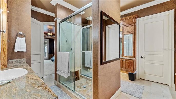 Bathroom, Glass Shower, Interior