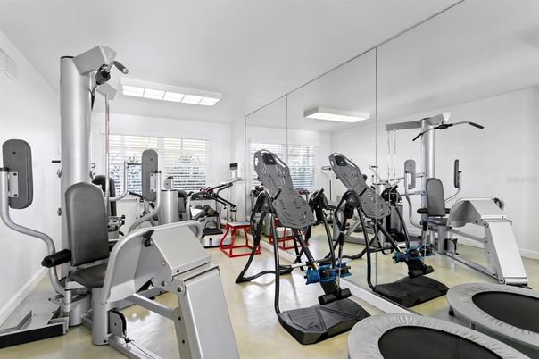 Fitness Equipment, Gym, Interior