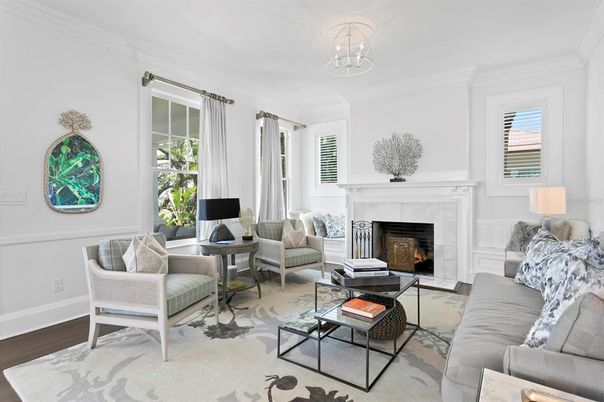 Fireplace, Interior, Living room, Wood Texture Flooring