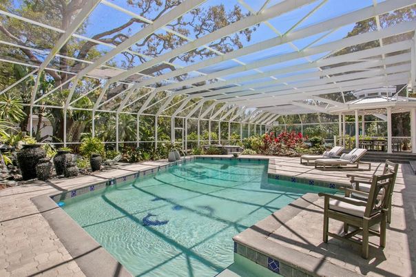 Glass Ceilings, Interior, Pool, Sun Room