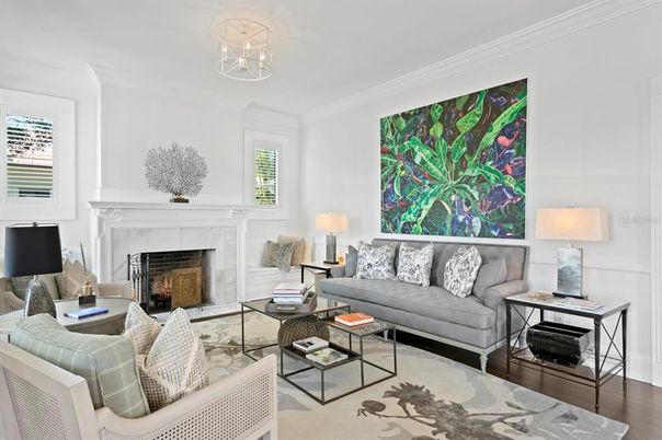 Fireplace, Interior, Living room, Wood Texture Flooring