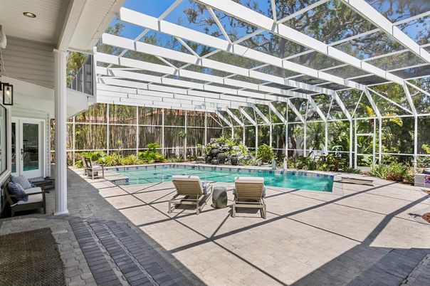 Glass Ceilings, Interior, Pool, Sun Room