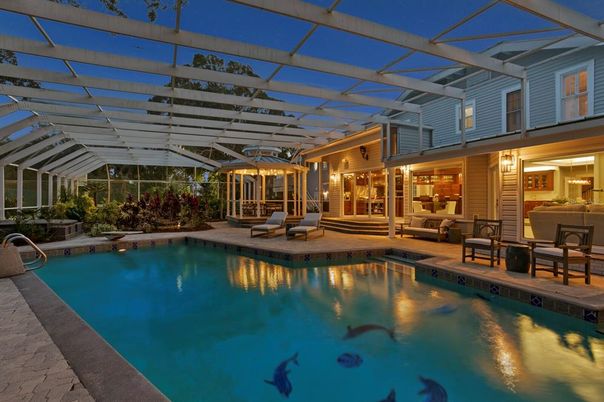Glass Ceilings, Interior, Pool, Sun Room