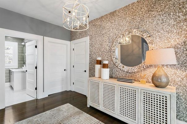 Interior, Pendant Lights, Wood Texture Flooring