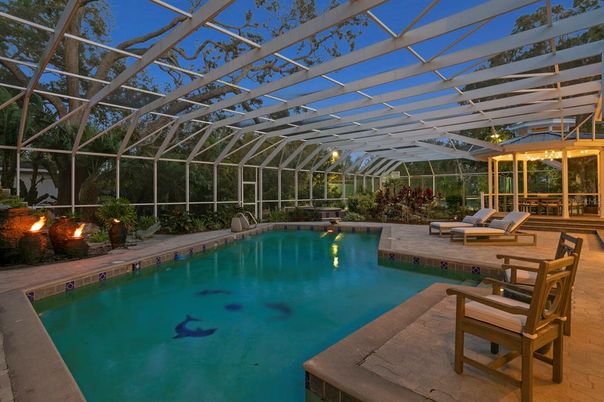 Glass Ceilings, Interior, Pool, Sun Room