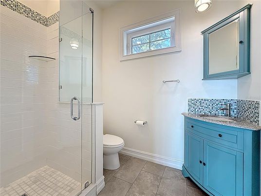 Bathroom, Glass Shower, Interior