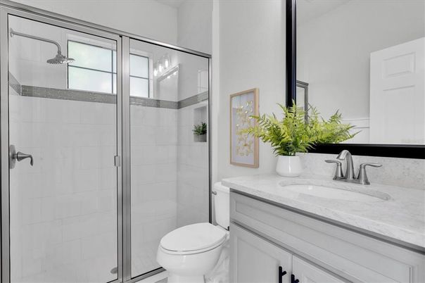 Bathroom, Glass Shower, Interior