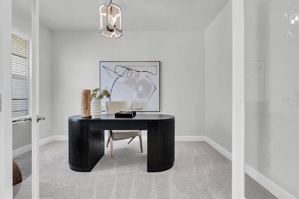 Home Office, Interior, Pendant Lights