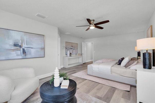 Bedroom, Interior, Wood Texture Flooring