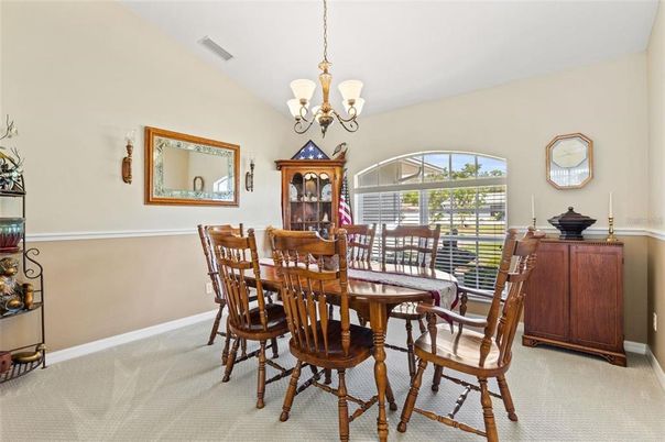 Chandelier, Dining room, Interior