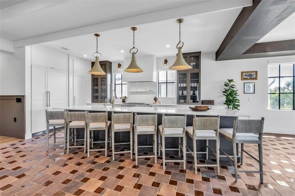 Interior, Kitchen, Pendant Lights, Recessed Lighting