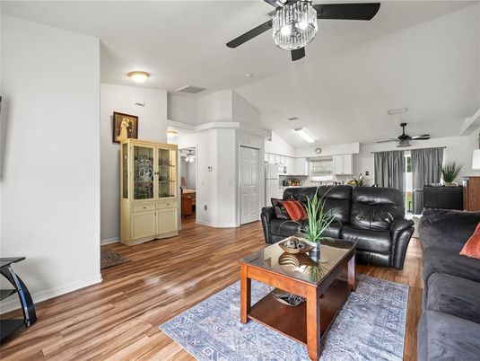 Interior, Kitchen, Living room, Wood Texture Flooring