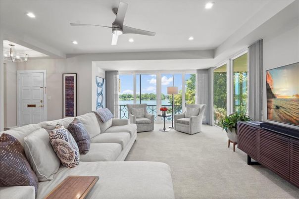 Interior, Living room, Recessed Lighting