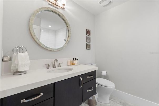 Bathroom, Dual Sink Vanities, Interior, Marble