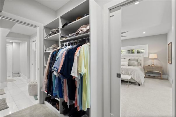 Bedroom, Interior, Recessed Lighting, Walk-in Closets