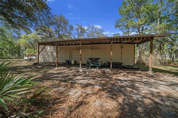 Backyard, Detached Garage, Exterior