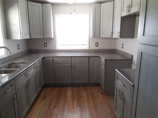 Interior, Kitchen, Wood Texture Flooring