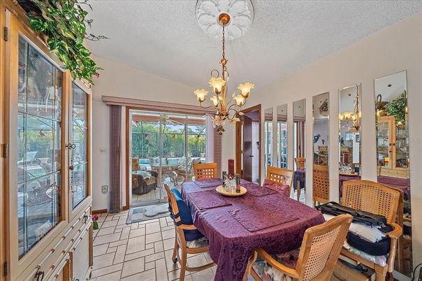 Chandelier, Dining room, Interior