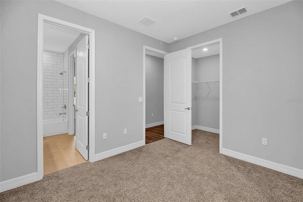 Bathroom, Empty room, Interior, Recessed Lighting