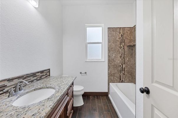 Bathroom, Interior, Wood Texture Flooring