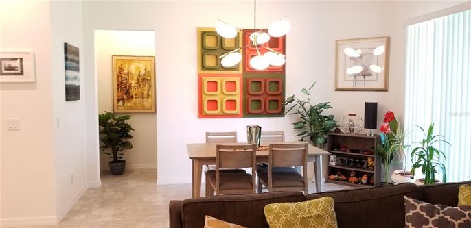 Dining room, Interior, Living room, Pendant Lights
