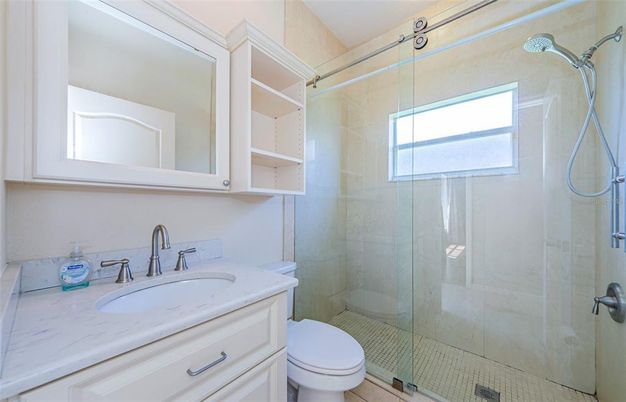 Bathroom, Glass Shower, Interior
