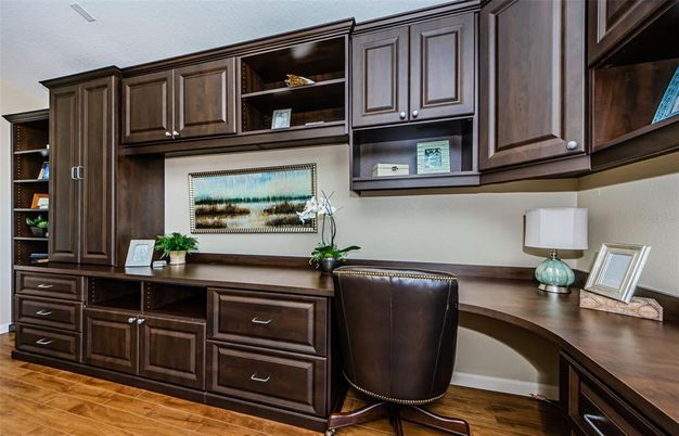 Home Office, Interior, Wood Texture Flooring