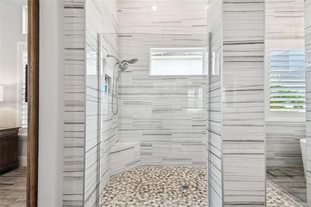 Bathroom, Glass Shower, Interior