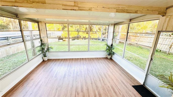 Interior, Sun Room, Wood Texture Flooring