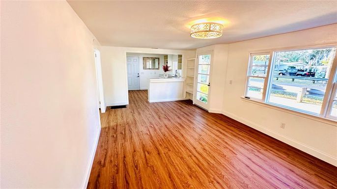 Empty room, Interior, Wood Texture Flooring