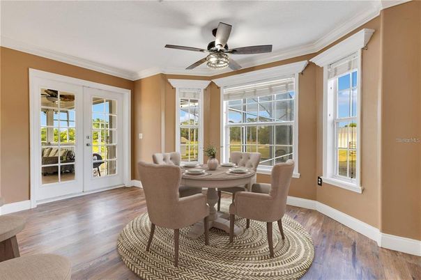 Dining room, Interior, Wood Texture Flooring
