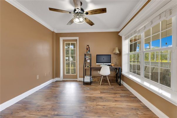 Home Office, Interior, Wood Texture Flooring