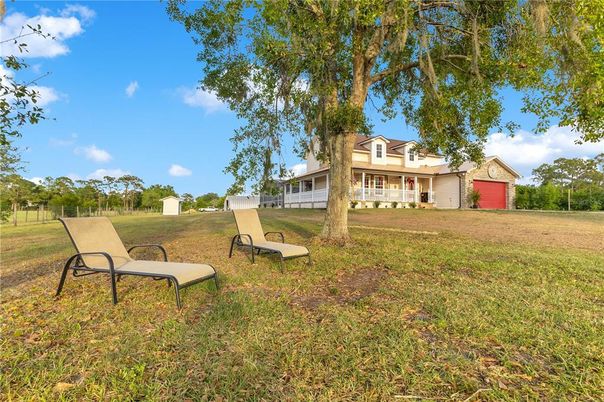 Backyard, Detached Garage, Exterior